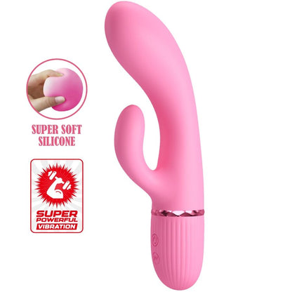 PRETTY LOVE - VIBRATORE MARSKI RABBIT E PUNTO G ROSA