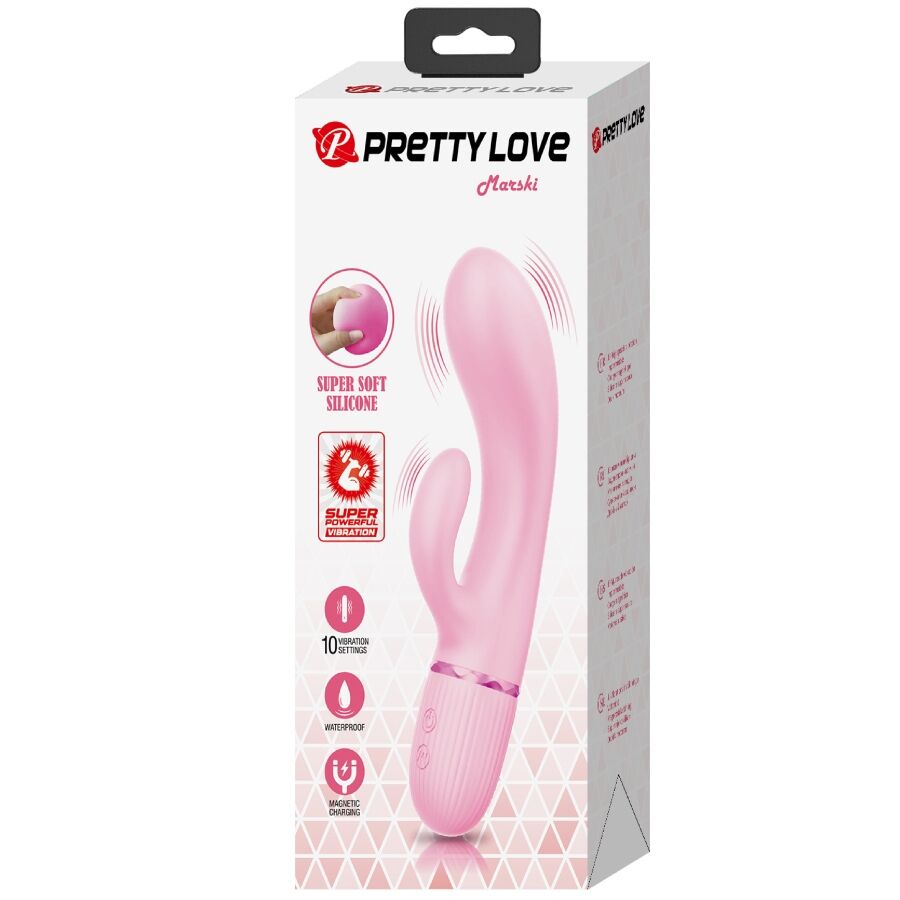 PRETTY LOVE - VIBRATORE MARSKI RABBIT E PUNTO G ROSA