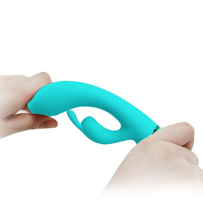 PRETTY LOVE - VIBRATORE CONIGLIO TURCHESE SCOCCO