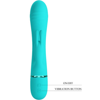 PRETTY LOVE - VIBRATORE CONIGLIO TURCHESE SCOCCO