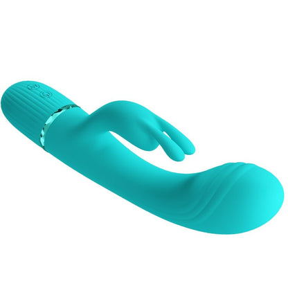 PRETTY LOVE - VIBRATORE CONIGLIO TURCHESE SCOCCO