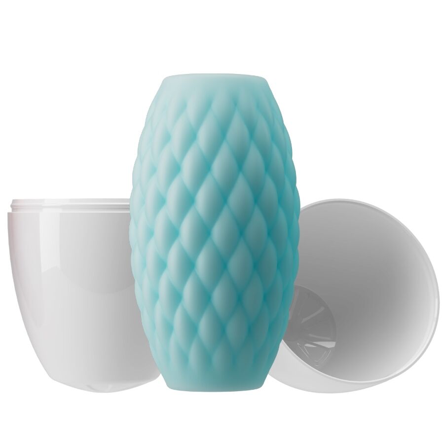 PRETTY LOVE - ATHENA EROS MASTURBATORE MASCHILE IN SILICONE AZZURRO CIELO