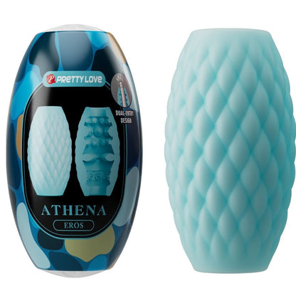 PRETTY LOVE - ATHENA EROS MASTURBATORE MASCHILE IN SILICONE AZZURRO CIELO