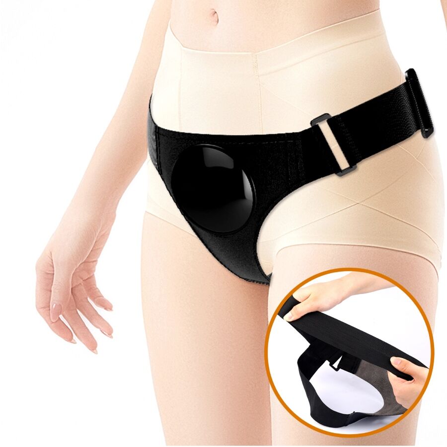 PRETTY LOVE - SLIP UNIVERSAL CON DILDO VIBRANTE E SQUIRTING 15,5 CM MULATTO