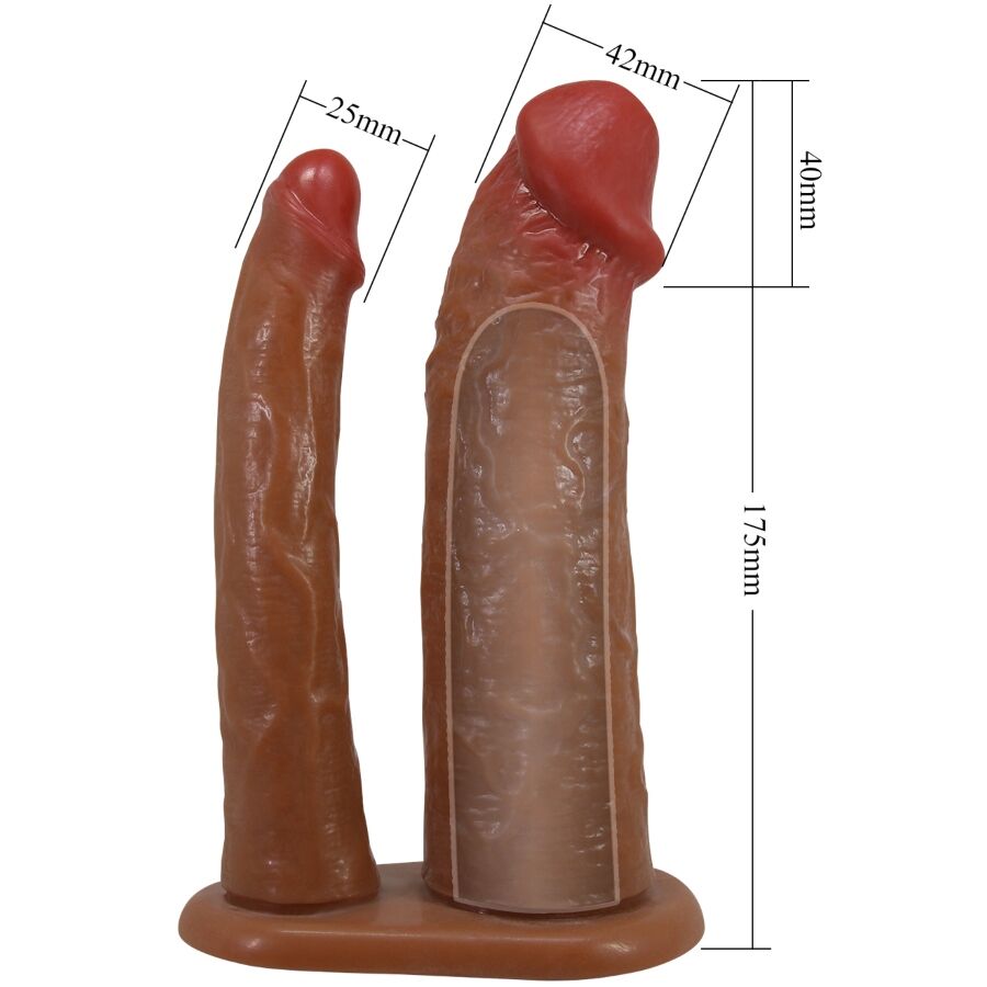 PRETTY LOVE - SLIP KEAVEN HARNESS UNIVERSAL &amp; COMODO DOPPIO DILDO