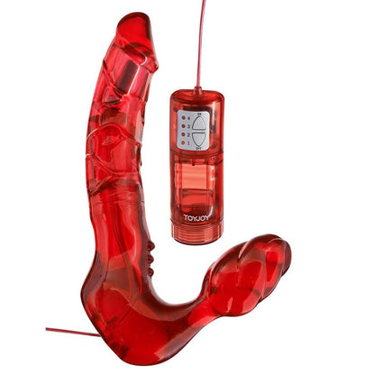 TOYJOY - Imbracatura a doppia penetrazione senza spalline con vibratore