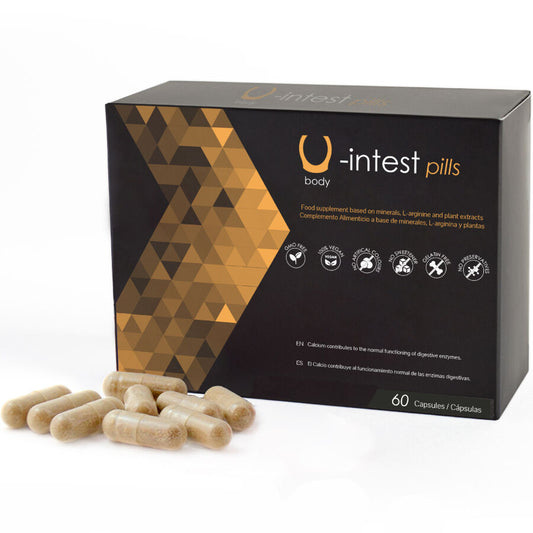 500 Cosmetics - Capsule U-INTEST per prevenire le emorroidi - 60 capsule