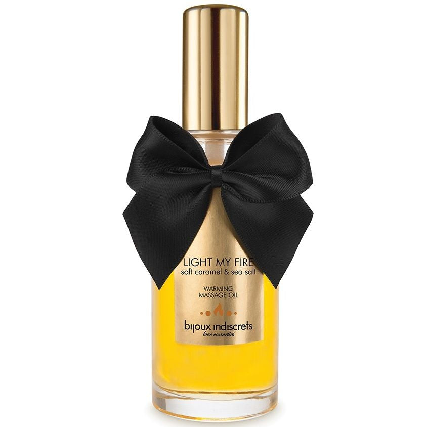 BIJOUX - OLIO DA MASSAGGIO EFFETTO CALORE PROFUMATO AL CARAMELLO