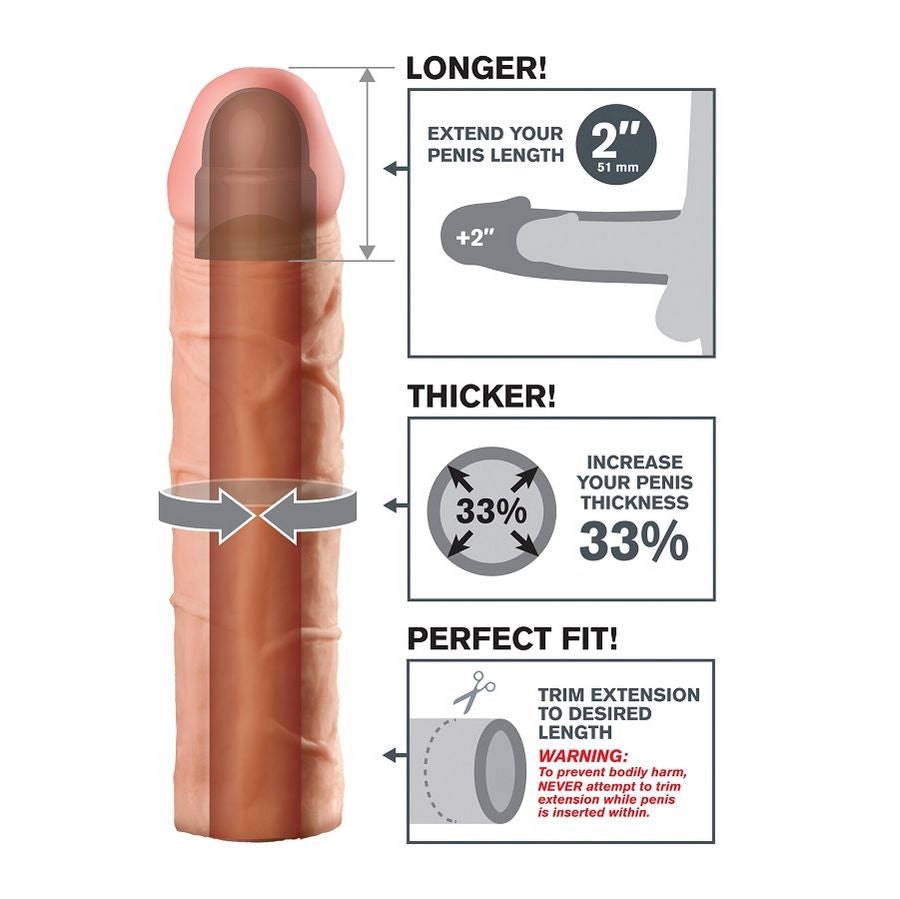 FANTASY X-TENSIONS - PERFECT 2 ESTENSIONI PER IL PENE