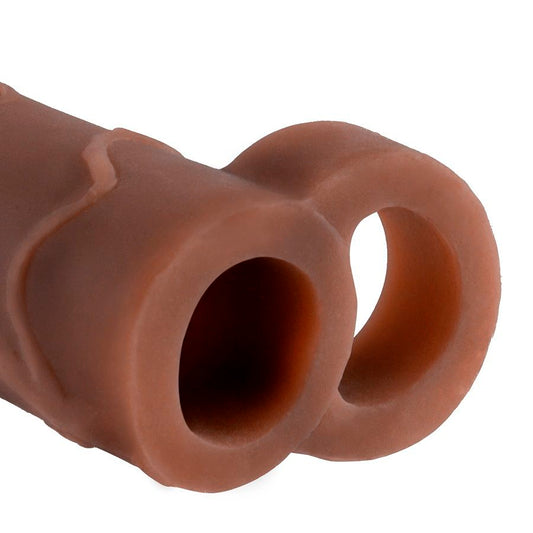 FANTASY X-TENSIONS - PERFECT 2 ESTENSIONI PER PENE CON CINTURINO MARRONE