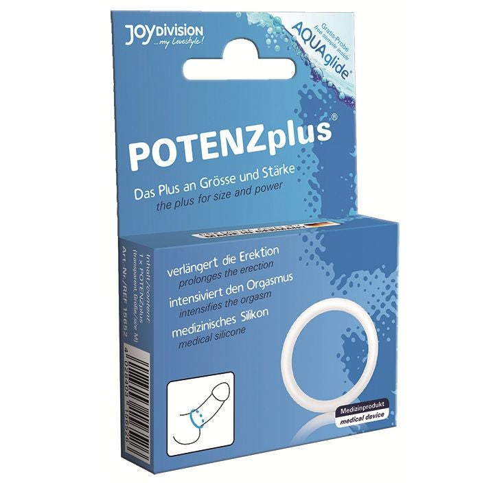 JOYDIVISION POTENZDUO PLUS ANELLO PER PENE BIANCO - S
