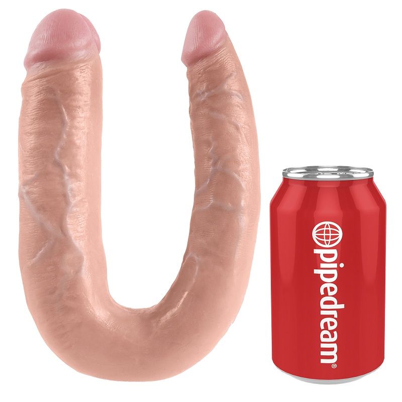 KING COCK - DILDO DOPPIA PENETRAZIONE 17,8 CM NATURALE
