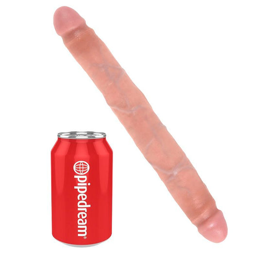 KING COCK - DOPPIO DILDO NATURALE 30 CM