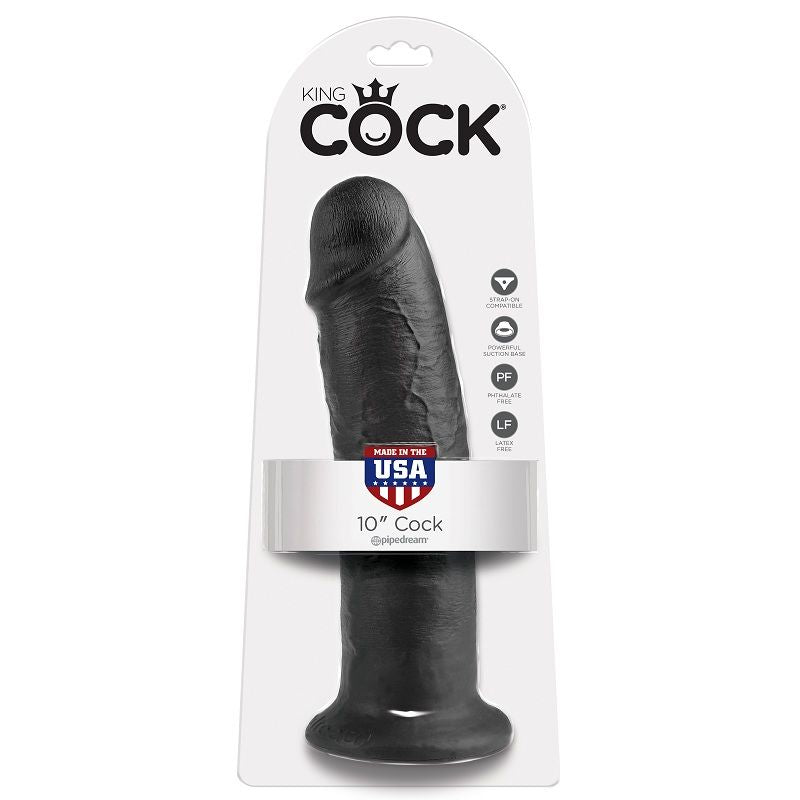 KING COCK - 10 PENI NERI 25 CM