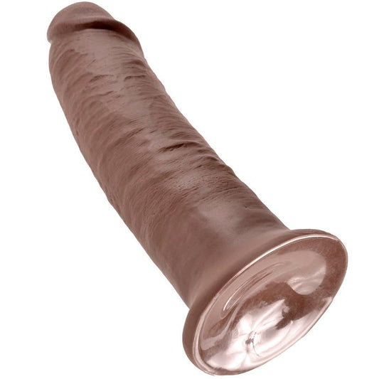 KING COCK - 10 PENI MARRONI 25,4 CM