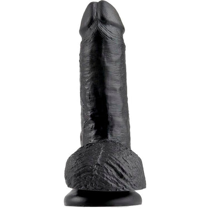 KING COCK - 7 PENI NERI REALISTICI 17,8 CM