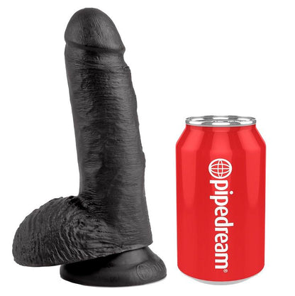 KING COCK - 7 PENI NERI REALISTICI 17,8 CM