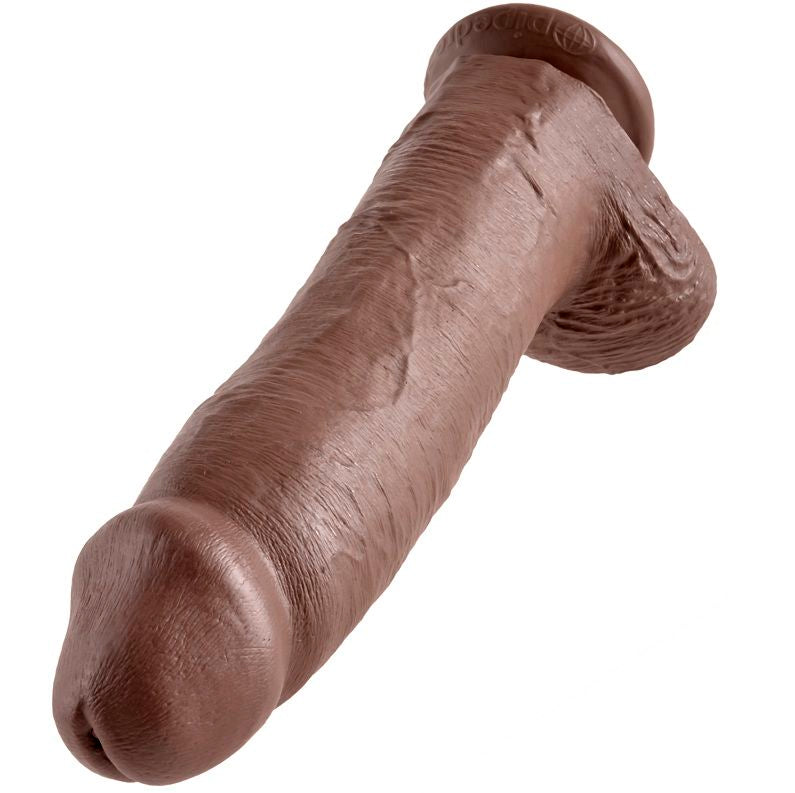 KING COCK - 12 PENI MARRONI REALISTICI 30,48 CM