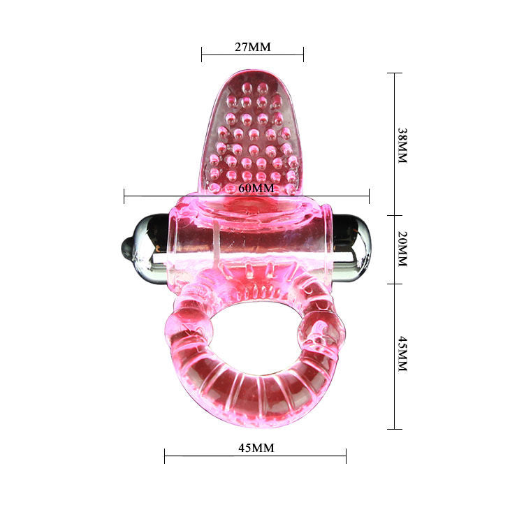 DANCE - SWEET ABS 10 RHYTHMS RING ANELLO VIBRANTE PER PENE ROSA
