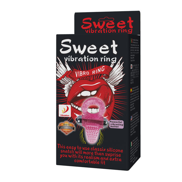 DANCE - SWEET ABS 10 RHYTHMS RING ANELLO VIBRANTE PER PENE ROSA