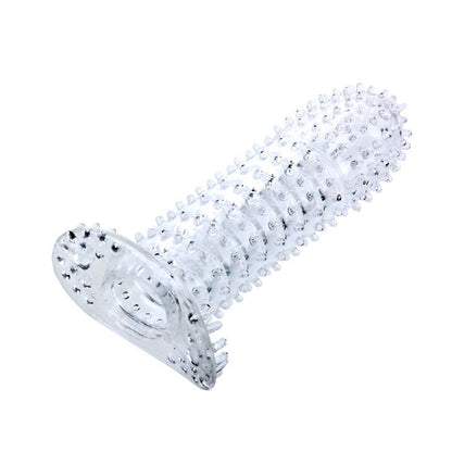DANCE - GUAINA ROSA PER PENE CON PUNTI STIMOLANTI 14 CM