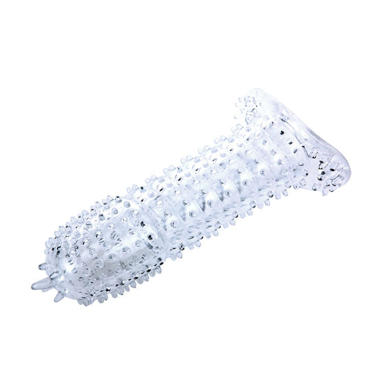 DANCE - GUAINA ROSA PER PENE CON PUNTI STIMOLANTI 14 CM