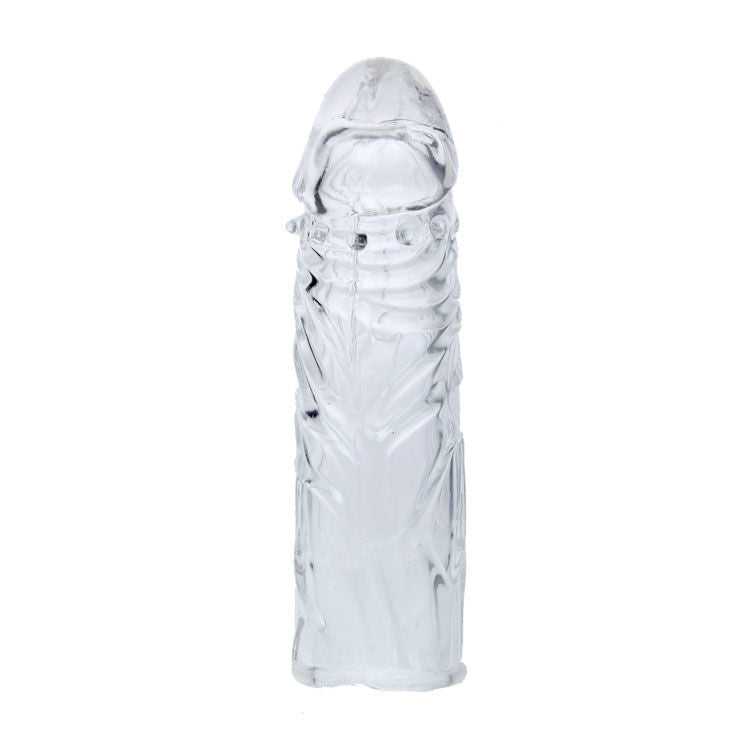 DANCE - GUAINA PER PENE IN SILICONE ROSA STIMOLANTE 13 CM