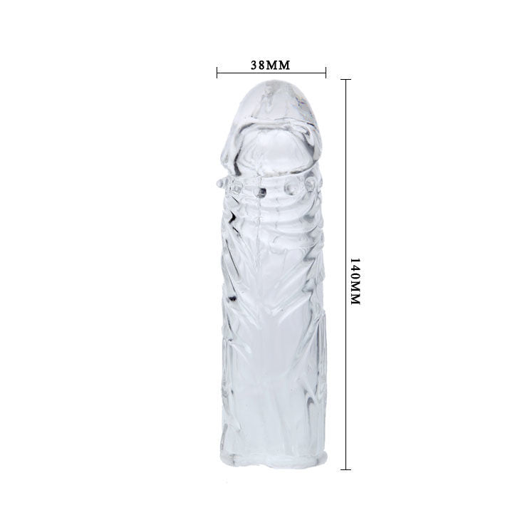 DANCE - GUAINA PER PENE IN SILICONE TRASPARENTE 13 CM