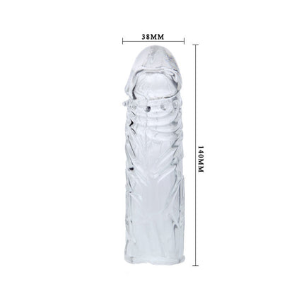 DANCE - GUAINA PER PENE IN SILICONE TRASPARENTE 13 CM