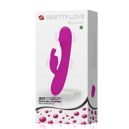 PRETTY LOVE - VIBRATORE INTELLIGENTE CON CONIGLIO 30 MODALITÀ DI CACCIATORE