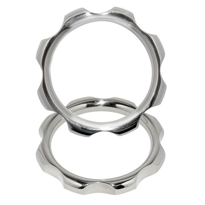 METALLO DURO - ANELLO DI COPPIA IN METALLO DA 45 MM PER PENE E TESTICOLI