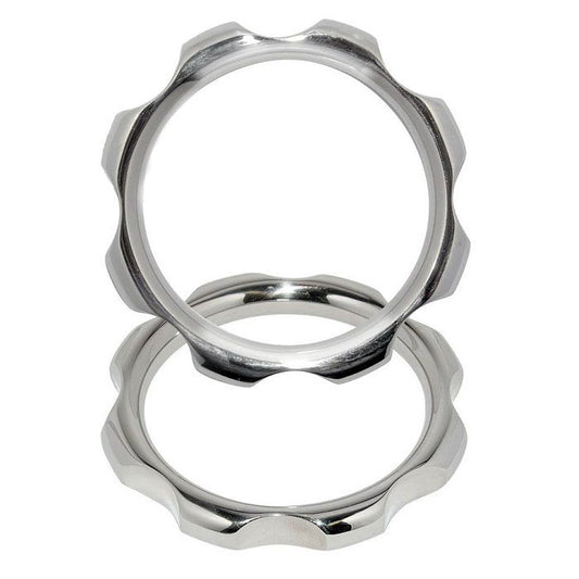 METALLO DURO - ANELLO DI COPPIA IN METALLO DA 45 MM PER PENE E TESTICOLI