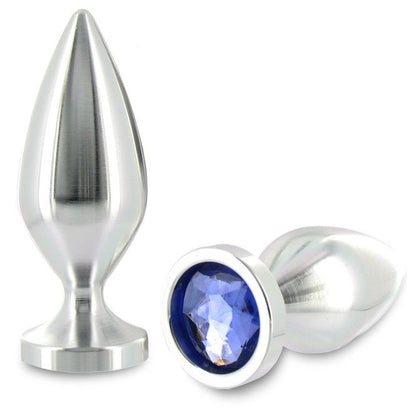 METAL HARD - PLUG ANALE ALLUMINIO COLOR CRISTALLO GRANDE 10,16 CM