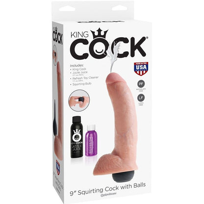 KING COCK - EIACULATORE NATURALE REALISTICO PENE 22,86 CM