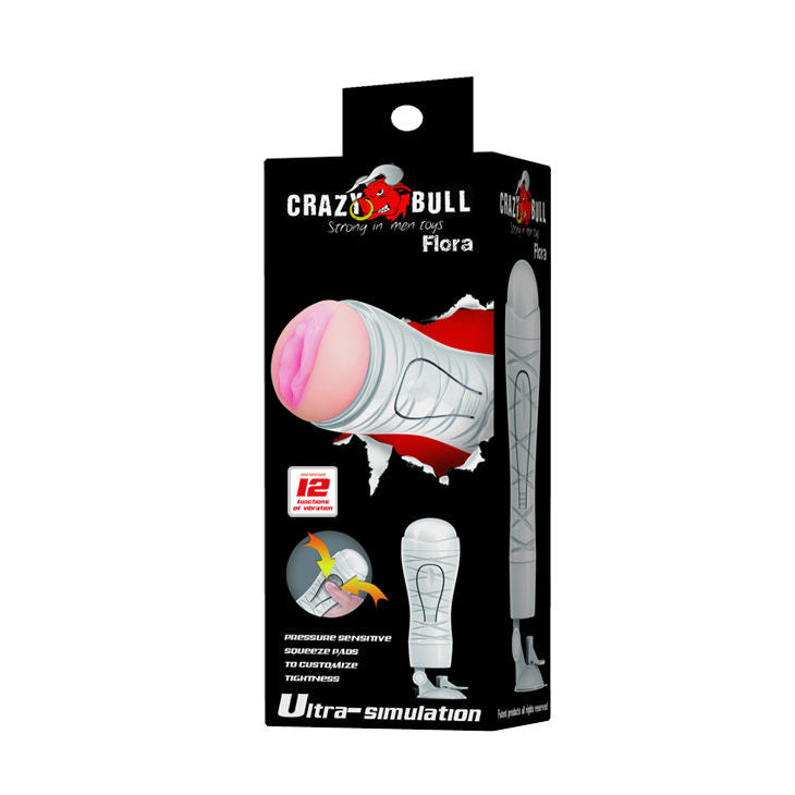 CRAZY BULL - FLORA MASTURBATORE VAGINALE RICARICABILE