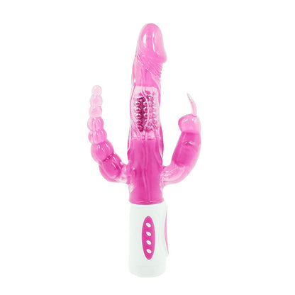 DANCE - PRETTY BUNNY VIBRATORE ROTANTE TRIPLO