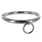 METALLO DURO - COLLARE BDSM CON ANELLO DA 18 CM