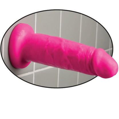 DILLIO - DILDO CON VENTOSA CHUB 15,2 CM ROSA