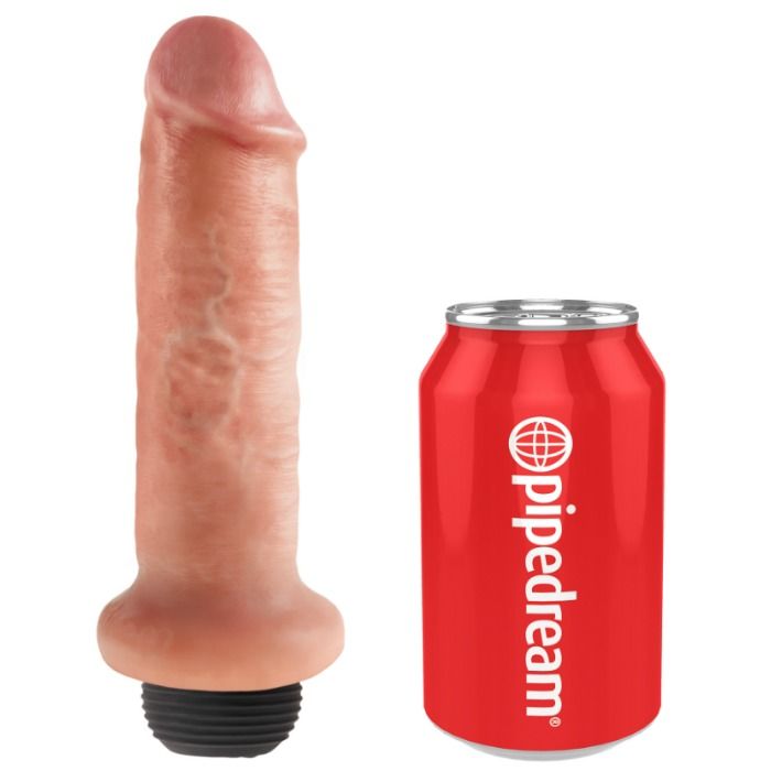 KING COCK - DILDO SQUIRTING 17,8 CM NATURALE