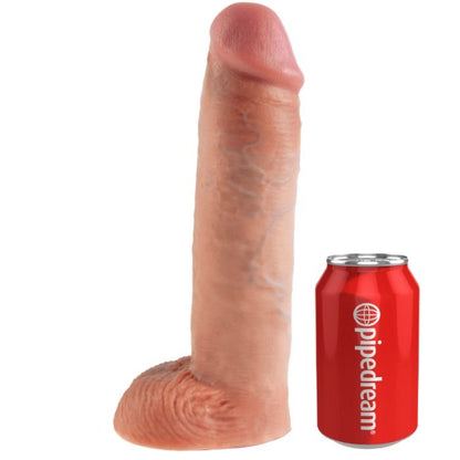 KING COCK - STRAP-ON CON DILDO CAVO DA 28 CM E CINGHIE COLOR CARNE