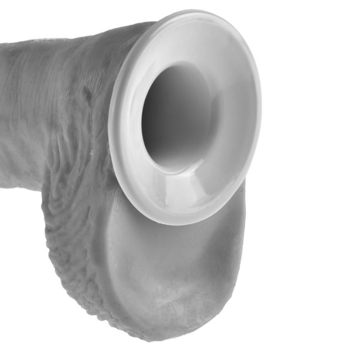 KING COCK - STRAP-ON CON DILDO CAVO DA 28 CM E CINGHIE COLOR CARNE