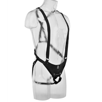 KING COCK - STRAP-ON CON DILDO CAVO DA 30,5 CM E CINGHIE COLOR CARNE