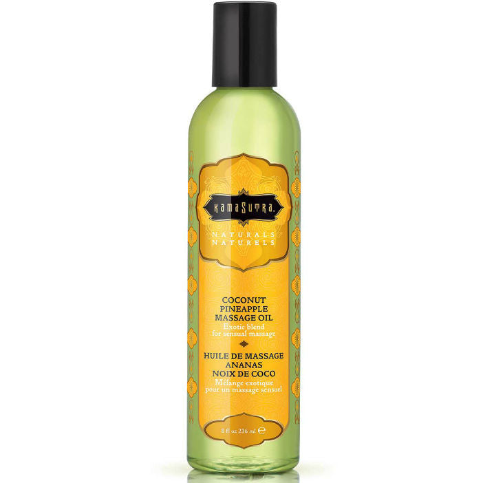 KAMASUTRA - OLIO PER MASSAGGI NATURALI ALLA PINEA COLADA 236ML
