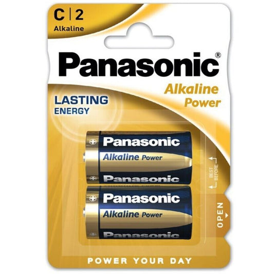 PANASONIC - BATTERIA ALCALINE BRONZO C LR14 BLISTER*2