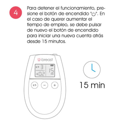 500 COSMETICI - ELETTROSTIMOLAZIONE PER L'INGROSSO DEL SENO U BREAST