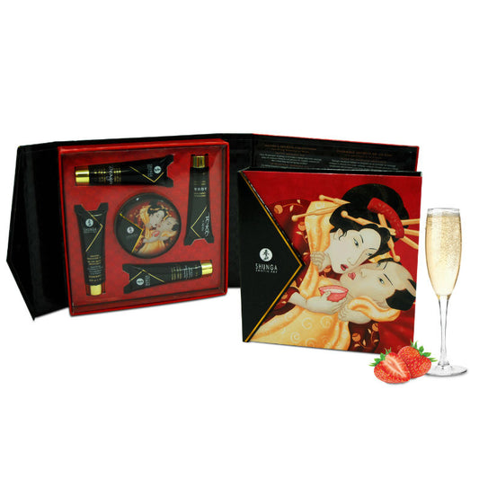 SHUNGA - KIT GEISHA SEGRETA FRAGOLE E CAVA