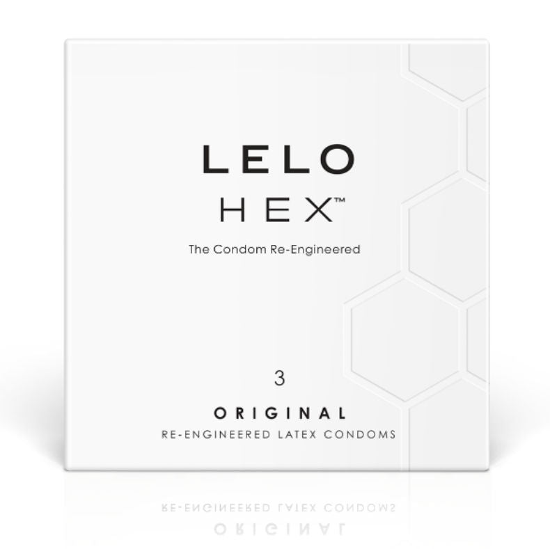 LELO - PRESERVATIVI HEX CONFEZIONE DA 3 UNITÀ
