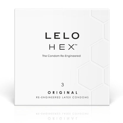 LELO - PRESERVATIVI HEX CONFEZIONE DA 3 UNITÀ