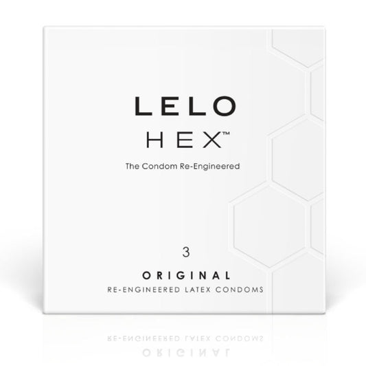 LELO - PRESERVATIVI HEX CONFEZIONE DA 3 UNITÀ