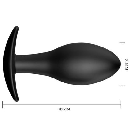 PRETTY LOVE - PLUG ANALE IN SILICONE ANCHOR 8,5 CM NERO